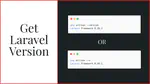 Get Laravel Version via Command Line