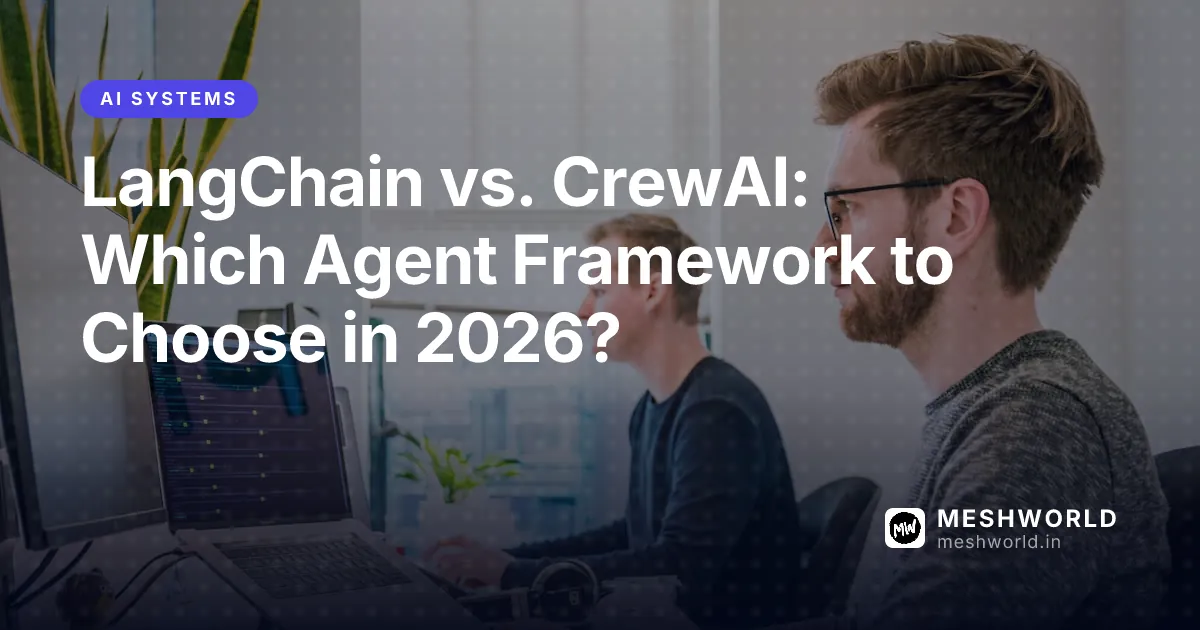 LangChain vs. CrewAI: Which Agent Framework to Choose in 2026?
