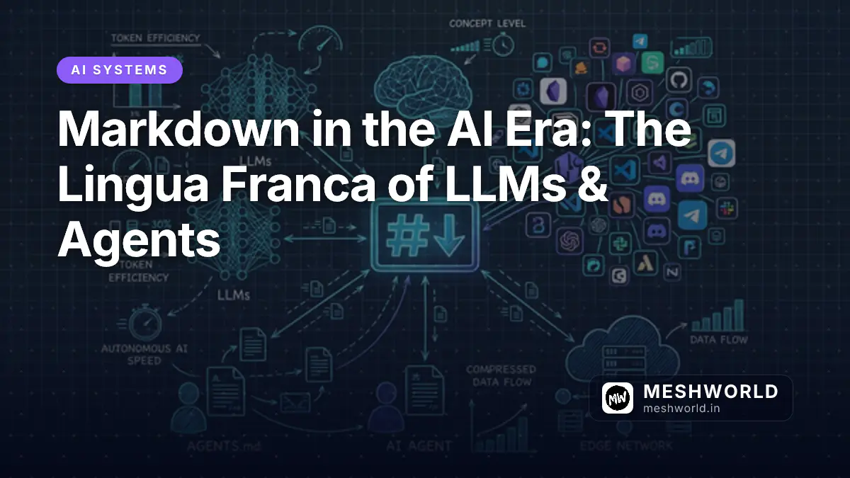 Markdown in the AI Era: The Lingua Franca of LLMs & Agents
