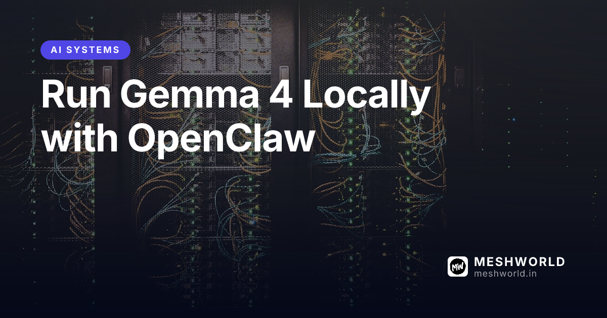 Run Gemma 4 Locally with OpenClaw