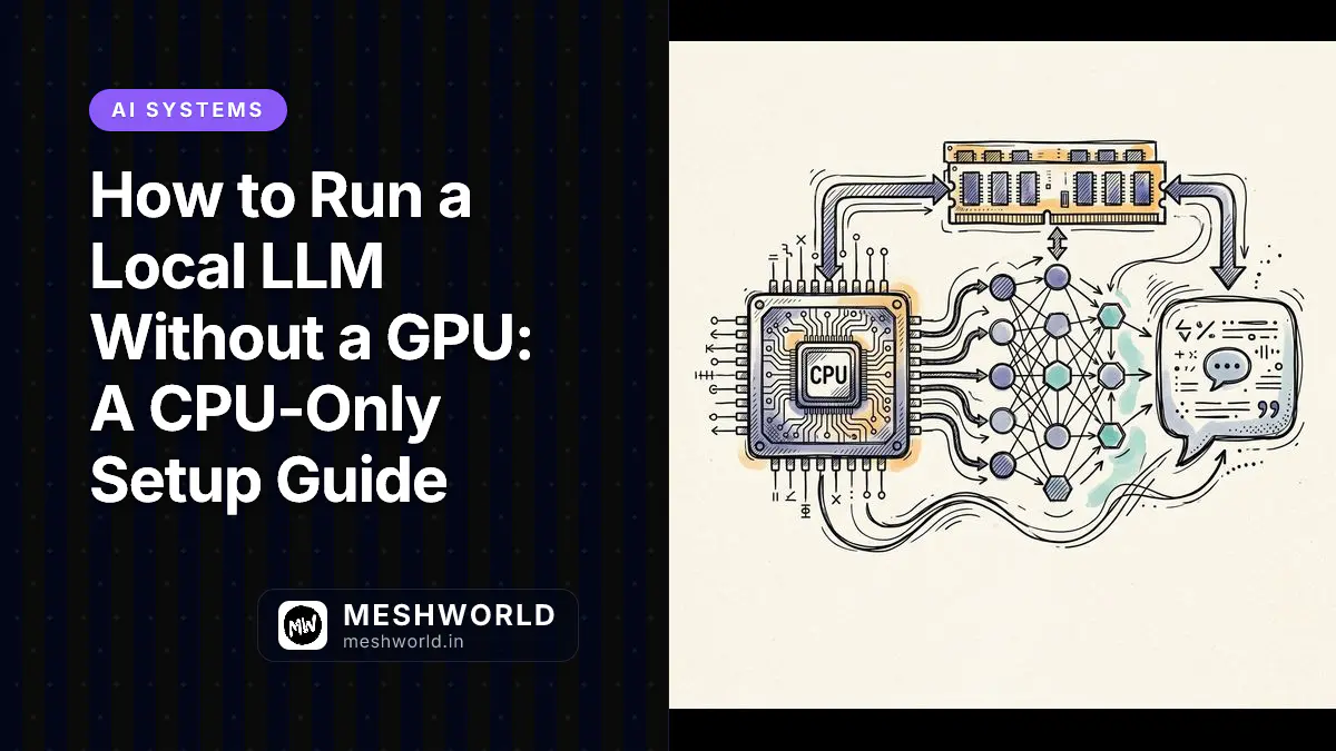 How to Run a Local LLM Without a GPU: A CPU-Only Setup Guide