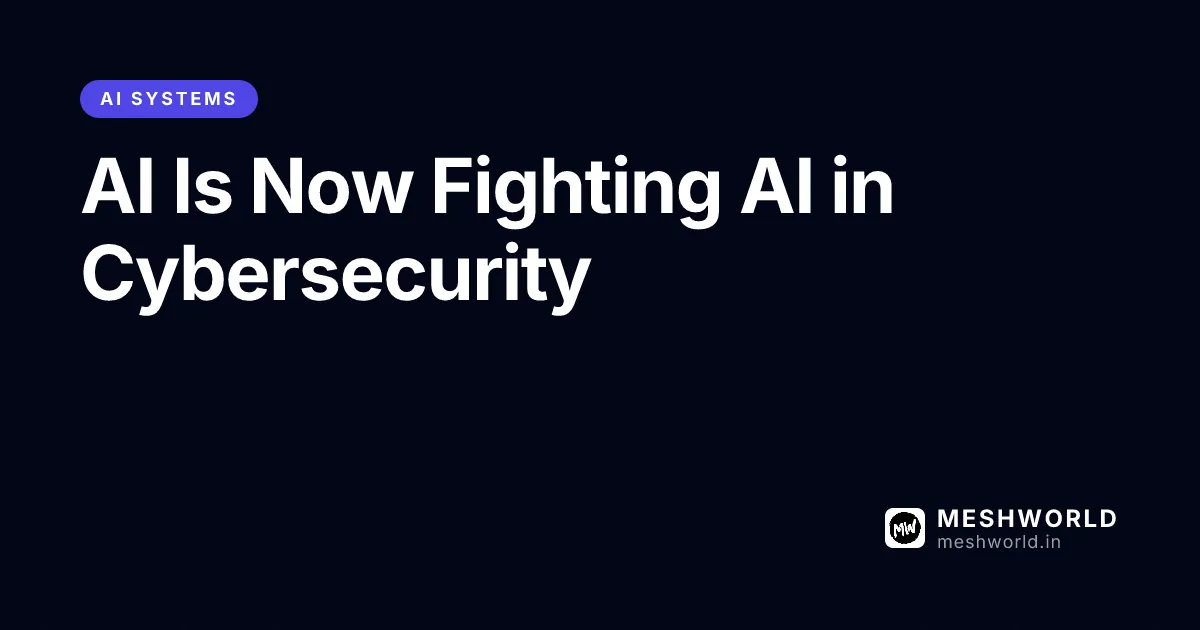 AI Is Now Fighting AI in Cybersecurity