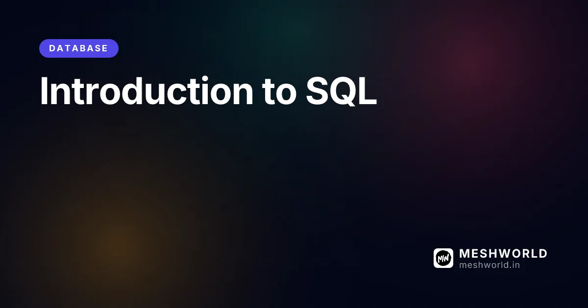 Introduction to SQL