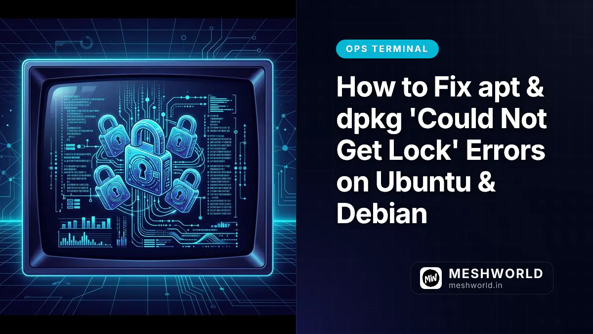 How to Fix apt & dpkg 'Could Not Get Lock' Errors on Ubuntu & Debian