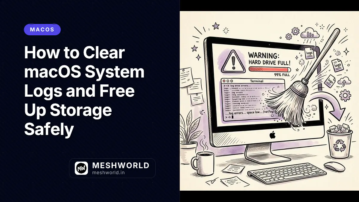 How to Clear macOS System Logs and Free Up Storage Safely