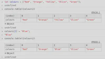 Update Array Element